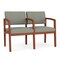 Lesro Lenox 2 Seat Tandem Seating W/ Arm, 44 in W 26 in L 31.5 in H LW2103 - alternate 1